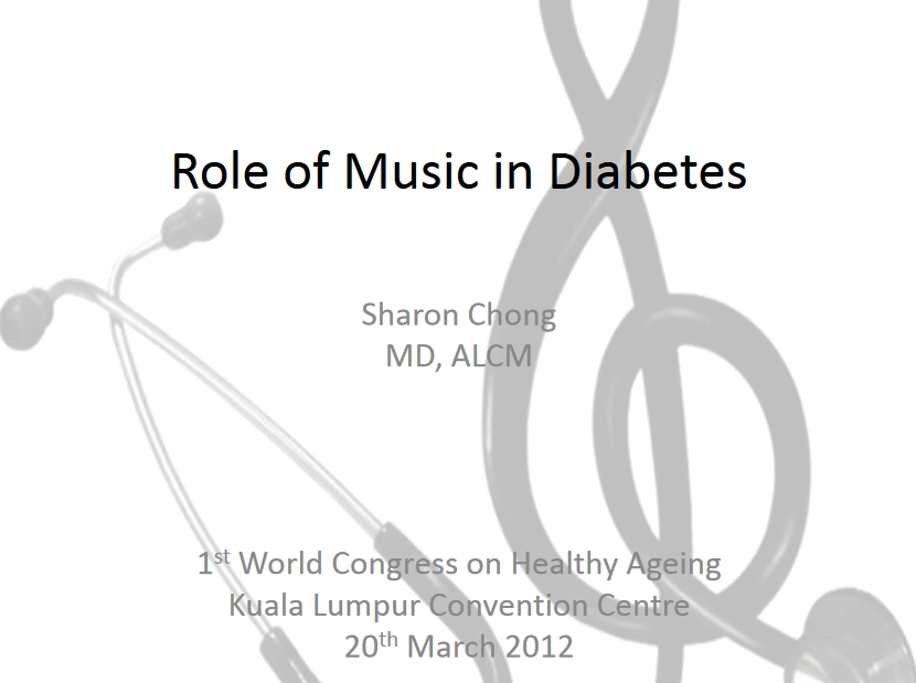 Role of Music in Diabetes (Presentation)